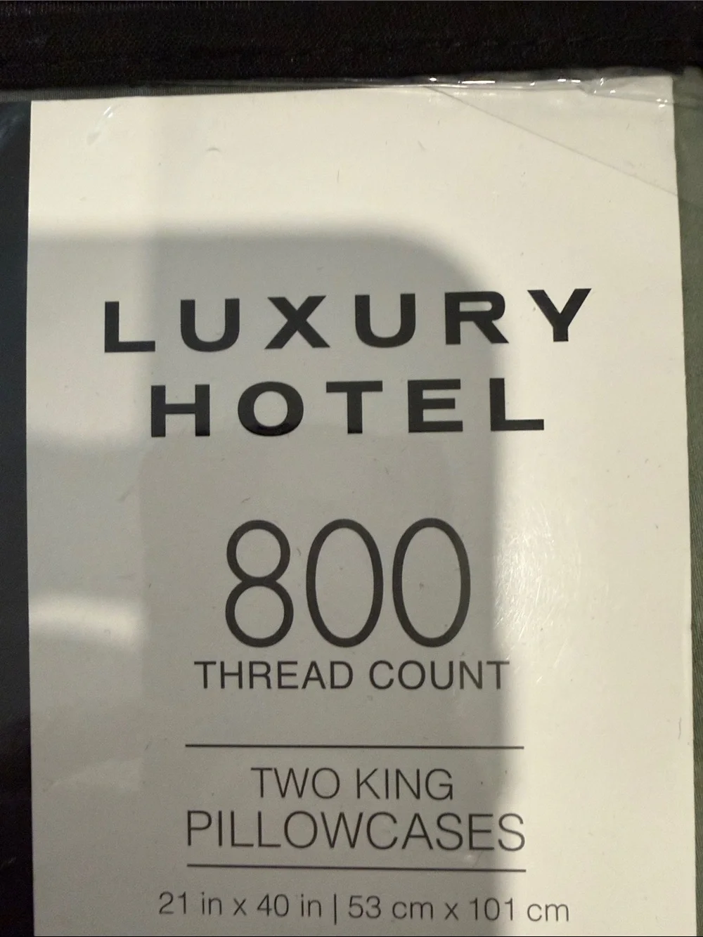 Luxury Hotel 800 Thread Count King Pillowcases - Sage Green set of 2